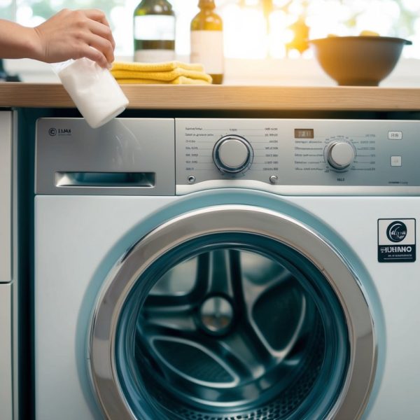 jak wyczyścić pralkę sodą i octem