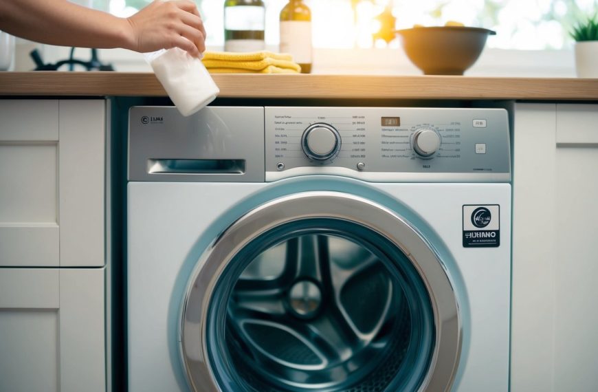 jak wyczyścić pralkę sodą i octem