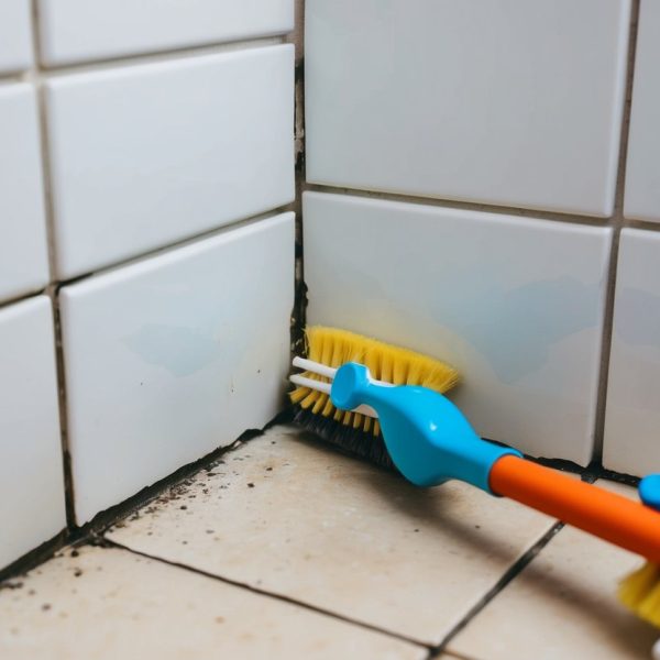 jak wyczyścić fugi pod prysznicem