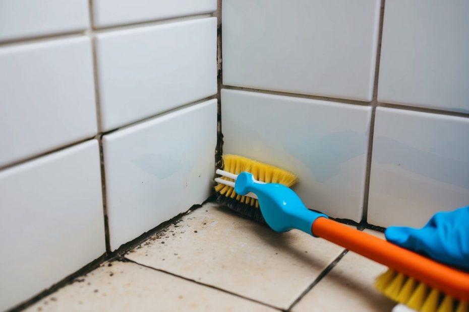 jak wyczyścić fugi pod prysznicem