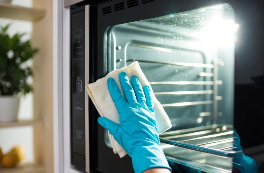 jak wyczyścić szybę w piekarniku