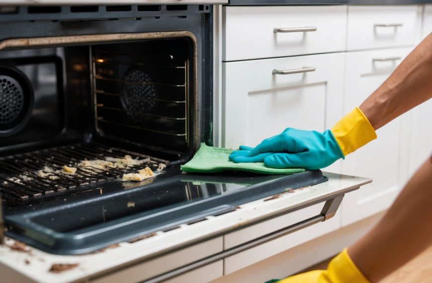 jak wyczyścić przypalony piekarnik