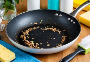 jak wyczyścić patelnię od spodu