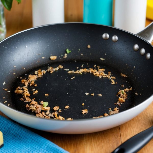 jak wyczyścić patelnię od spodu