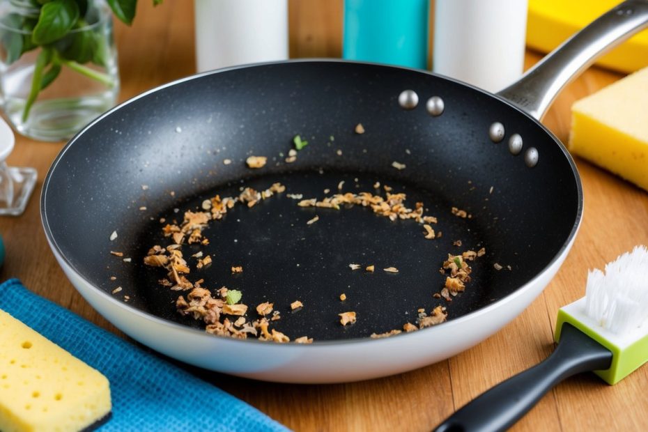 jak wyczyścić patelnię od spodu