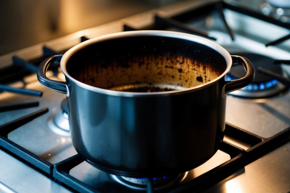 przypalony garnek jak wyczyścić
